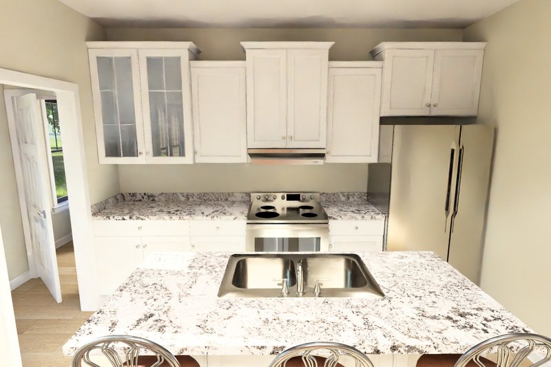 Home Plan - Interior - Kitchen for Cottage House Plan #513-2489 - 3 bed, 3 bath
