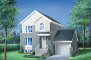 Traditional Style House Plan - 3 Beds 1.5 Baths 1196 Sq/Ft Plan #25-2157 
