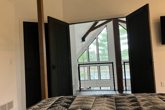 Interior - Master Bedroom for Cabin House Plan #932-250 - 4 bed, 3 bath