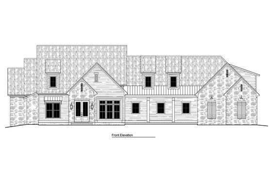 Exterior - Other Elevation for Traditional House Plan #1081-5 - 4 bed, 4.5 bath