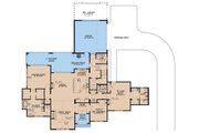 European Style House Plan - 4 Beds 3.5 Baths 3601 Sq/Ft Plan #923-186 