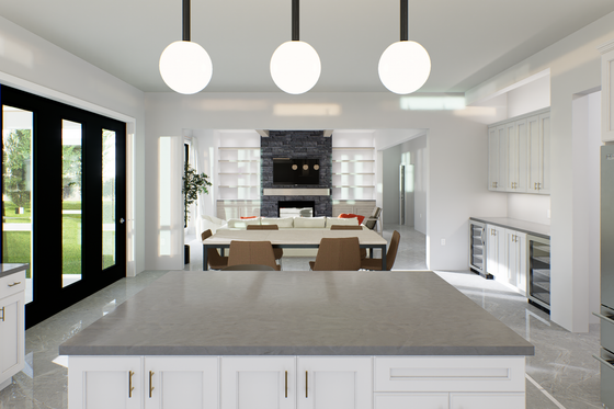 Interior - Kitchen for Colonial House Plan #1089-36 - 4 bed, 3.5 bath