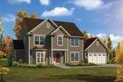 Traditional Style House Plan - 4 Beds 2.5 Baths 2609 Sq/Ft Plan #57-660 