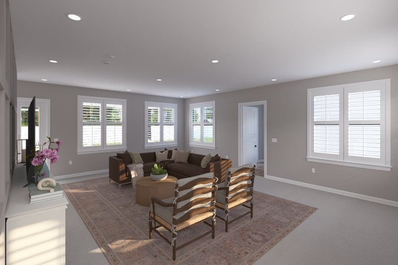 House Blueprint - Interior - Family Room for Farmhouse House Plan #1060-489 - 3 bed, 2.5 bath
