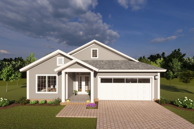 House Design - Cottage Exterior - Front Elevation Plan #513-2201