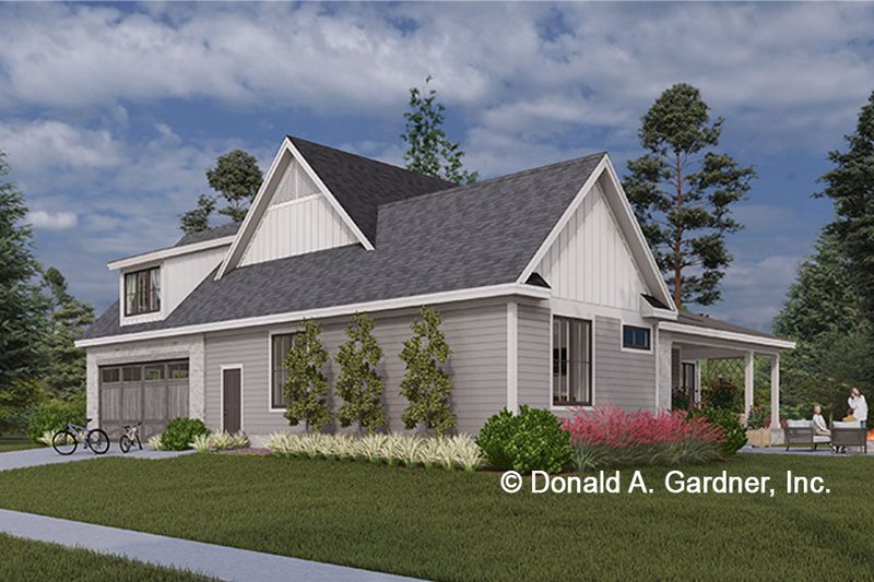 Dream House Plan - Exterior - Other Elevation for Ranch House Plan #929-1199 - 3 bed, 2 bath