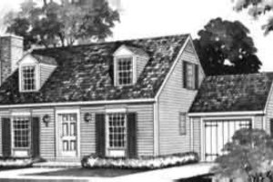 Colonial Exterior - Front Elevation Plan #72-317