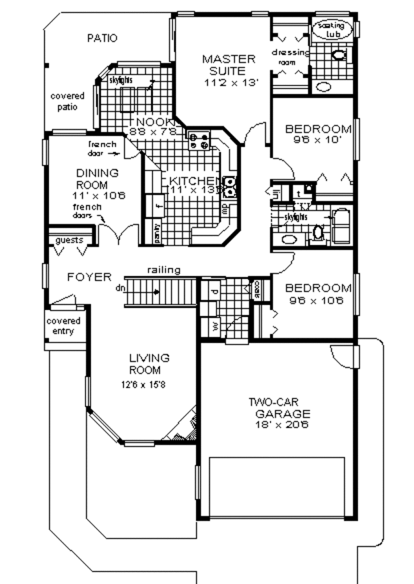 Ranch Floor Plan - Main Floor Plan #18-113