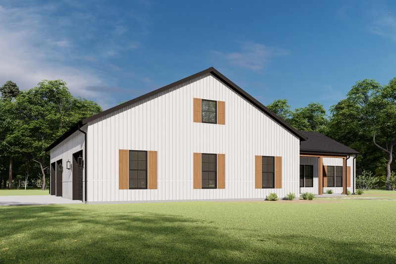 Home Plan - Exterior - Other Elevation 7 for Barndominium House Plan #1092-70 - 3 bed, 2 bath