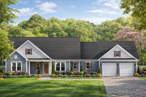 Home Plan - Traditional Exterior - Front Elevation Plan #1053-96