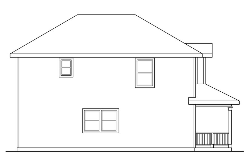 House Plan Design - Exterior - Other Elevation for Farmhouse House Plan #124-315 - 3 bed, 2.5 bath