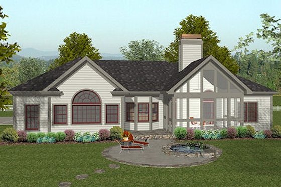 Exterior - Other Elevation 1 for Craftsman House Plan #56-567 - 3 bed, 2.5 bath
