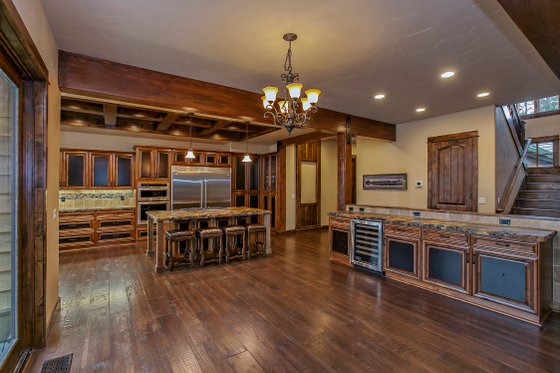 Craftsman style house design, kitchen photo