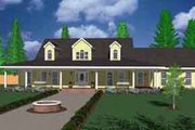 Country Style House Plan - 4 Beds 3.5 Baths 3070 Sq/Ft Plan #36-409 