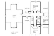 Traditional Style House Plan - 4 Beds 2.5 Baths 2739 Sq/Ft Plan #901-33 