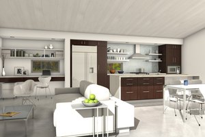 Interior - Other 1 for Modern House Plan #497-35 - 3 bed, 2 bath