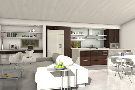 Interior - Other 1 for Modern House Plan #497-35 - 3 bed, 2 bath