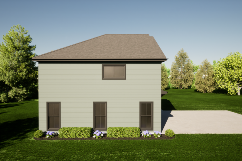 Architectural House Design - Exterior - Other Elevation 2 for Contemporary House Plan #1116-12 - 2 bed, 1.5 bath