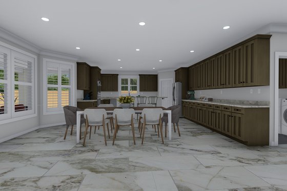 Interior - Kitchen for Mediterranean House Plan #1060-29 - 5 bed, 3.5 bath