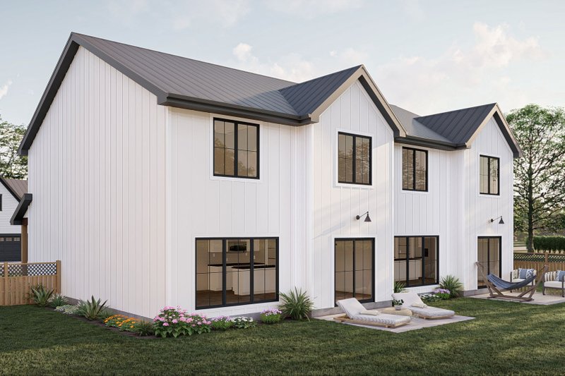 House Blueprint - Exterior - Other Elevation 1 for Modern House Plan #455-654 - 3 bed, 2.5 bath