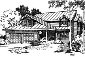 Traditional Exterior - Front Elevation Plan #124-331