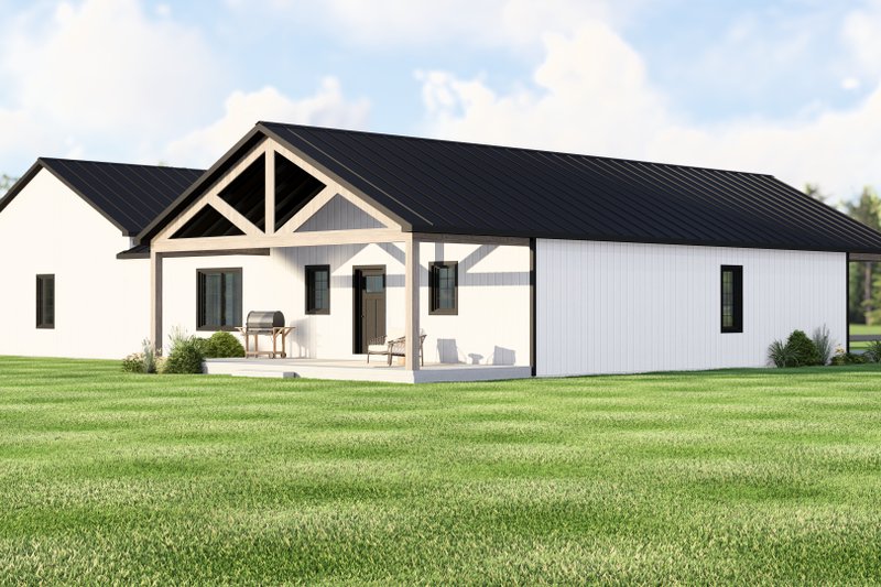 Architectural House Design - Exterior - Other Elevation for Farmhouse House Plan #1064-441 - 3 bed, 2 bath