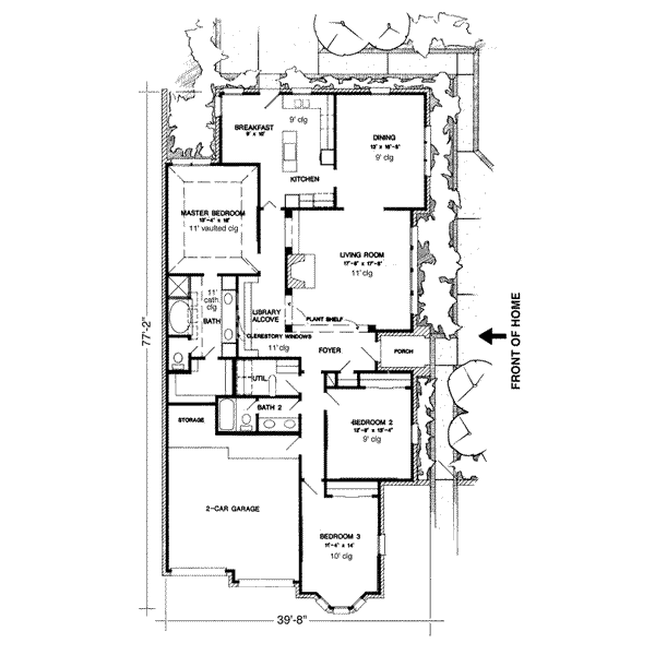 Home Plan - European Floor Plan - Main Floor Plan #410-382