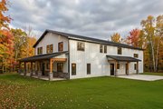 Barndominium Style House Plan - 3 Beds 2.5 Baths 2124 Sq/Ft Plan #1084-19 Exterior 