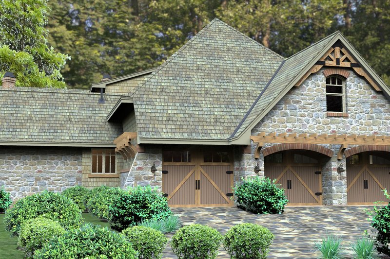 Architectural House Design - Exterior - Front Elevation 4 for Craftsman House Plan #120-179 - 3 bed, 3 bath