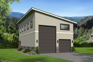 Contemporary Exterior - Front Elevation Plan #932-246