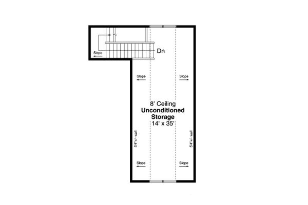 Craftsman Floor Plan - Upper Floor Plan #124-1239