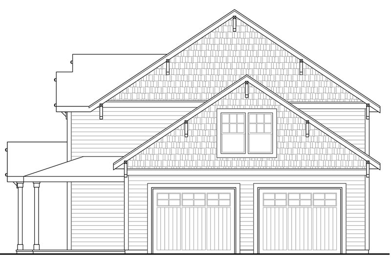 Dream House Plan - Exterior - Other Elevation 1 for Country House Plan #124-968 - 3 bed, 2.5 bath