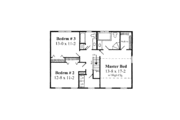 Colonial Style House Plan - 3 Beds 2.5 Baths 1996 Sq/Ft Plan #75-181 