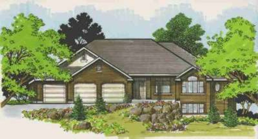 Exterior - Front Elevation 2 for Traditional House Plan #308-172 - 7 bed, 3.5 bath