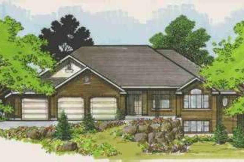 Exterior - Front Elevation 2 for Traditional House Plan #308-172 - 7 bed, 3.5 bath
