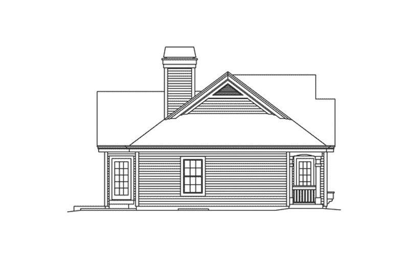 Dream House Plan - Exterior - Other Elevation for Country House Plan #57-692 - 3 bed, 2 bath