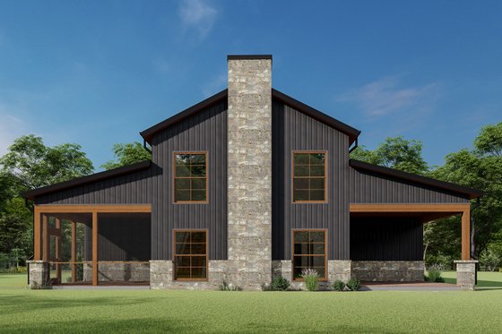 Exterior - Other Elevation 5 for Barndominium House Plan #1092-43 - 4 bed, 2.5 bath