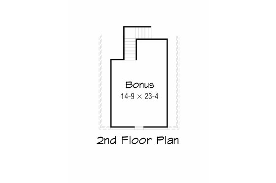 Floor Plan - Other Floor House Plan #329-349 - 4 bed, 2 bath