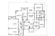 Traditional Style House Plan - 3 Beds 2.5 Baths 2738 Sq/Ft Plan #17-2514 