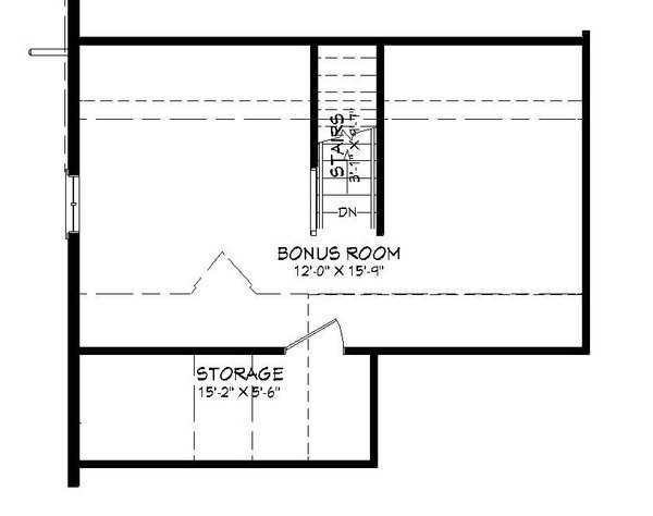 Craftsman Floor Plan - Upper Floor Plan #921-32