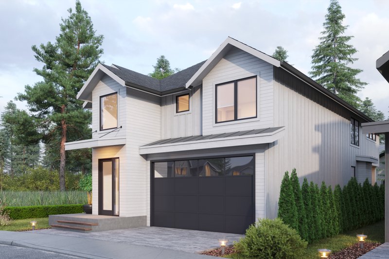 Architectural House Design - Exterior - Other Elevation 1 for Contemporary House Plan #1066-202 - 5 bed, 4.5 bath