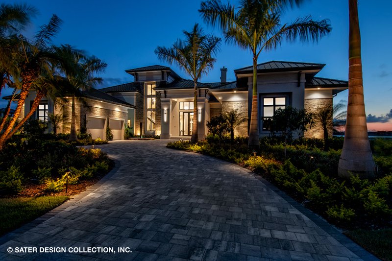 Architectural House Design - Exterior - Other Elevation 4 for Contemporary House Plan #930-513 - 5 bed, 5.5 bath