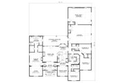 European Style House Plan - 4 Beds 3.5 Baths 3036 Sq/Ft Plan #17-651 