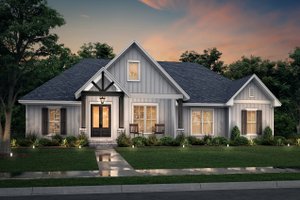 House Blueprint - Traditional Exterior - Front Elevation Plan #430-255