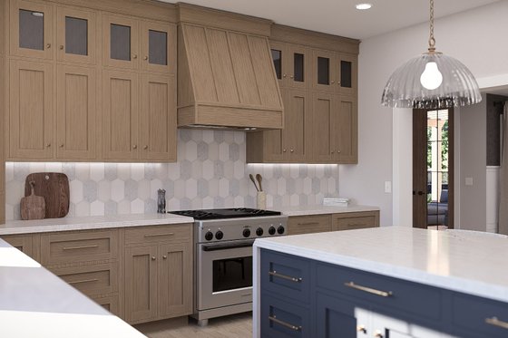 Interior - Kitchen 2 for Cottage House Plan #455-746 - 4 bed, 2.5 bath