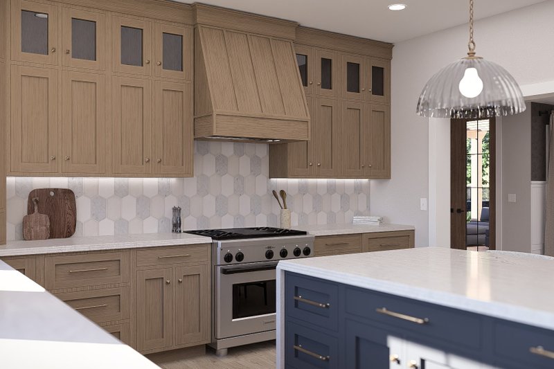 House Blueprint - Interior - Kitchen 2 for Cottage House Plan #455-746 - 4 bed, 2.5 bath