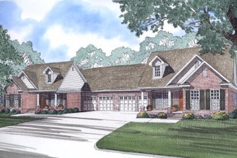 Home Plan - Southern Exterior - Front Elevation Plan #17-1059