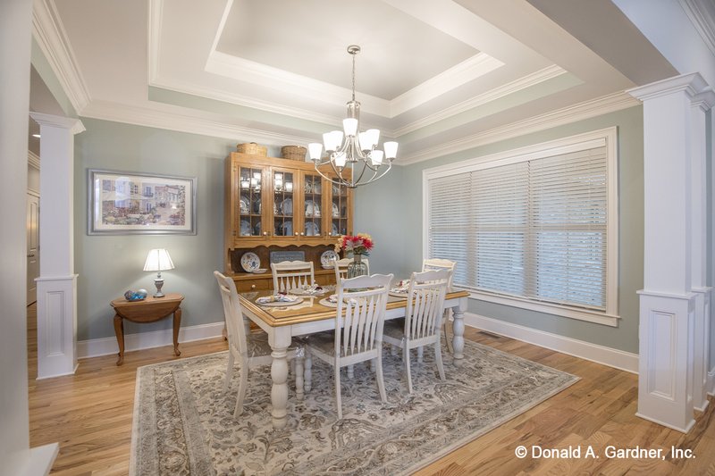Home Plan - Interior - Dining Room for Ranch House Plan #929-1059 - 4 bed, 3.1 bath