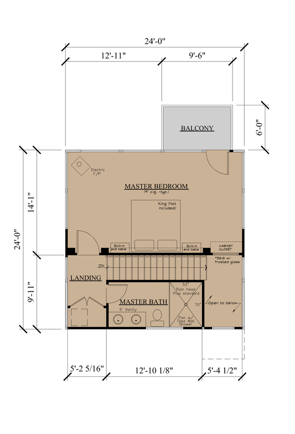Dream House Plan - Modern Floor Plan - Upper Floor Plan #123-125