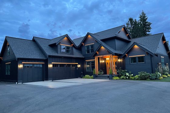 Farmhouse Plan with Covered Patio